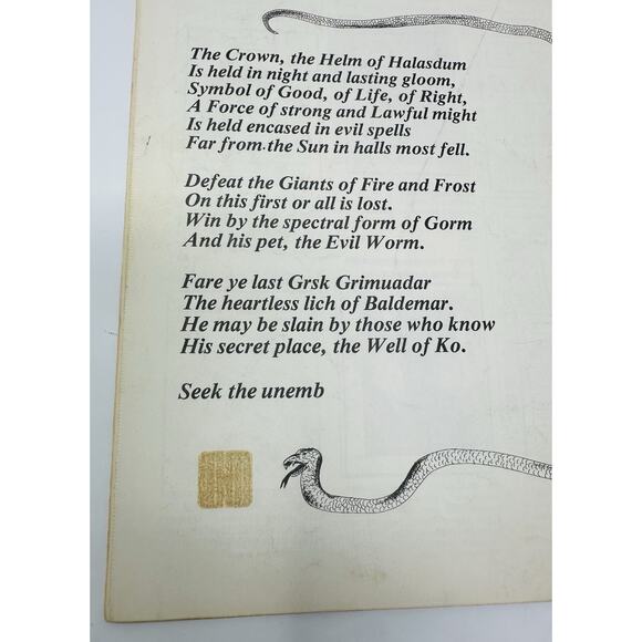 Judges Guild Gen Con IX Dungeons 1978 Dungeons & Dragons D&D - Picture 9 of 10